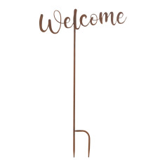 Фигура металлическая для улицы Welcome  J-LINE высота 70 см Бельгия 