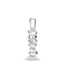 Подсвечник Light&Living cтеклянный фигурный высота 29 см 