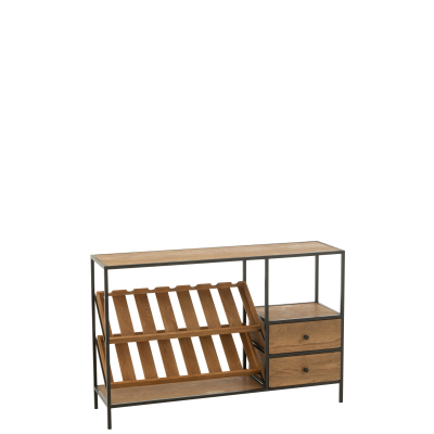 Барна шафа - консоль для вина J-LINE 120х77 см
