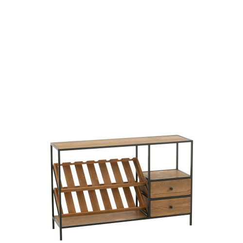 Барна шафа - консоль для вина J-LINE 120х77 см