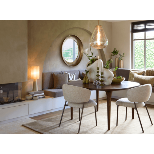 Зеркало настенное круглое Light&Living в металлической раме бронзового цвета диаметр 89 см 