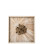 Годинник настінний J-LINE квадратний дерев'яний з механізмом, що рухається бежевий 80х80 см