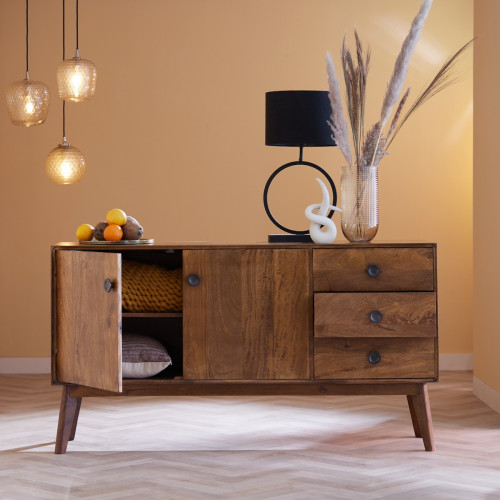 Комод Light&Living из натурального дерева с выдвижными ящиками 