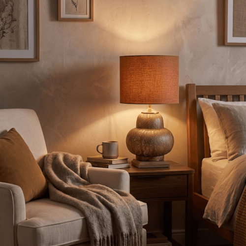 Лампа настільна Light&Living металева золота висота 65 см