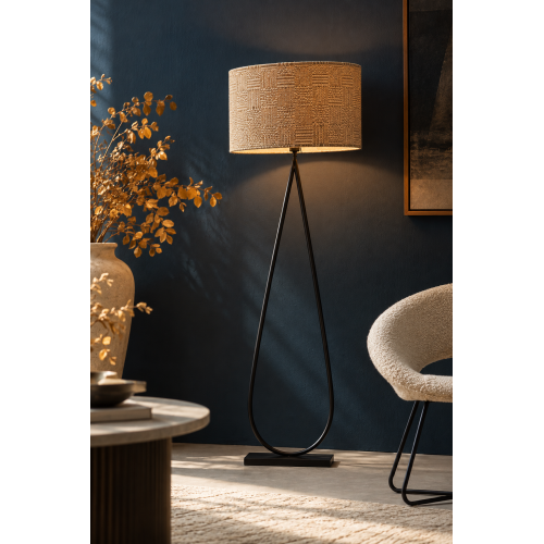 Лампа підлогова Light&Living металева чорна висота 160 см