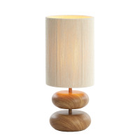Лампа настольная Light&Living с абажуром из джутовой веревки и деревянным основанием высота 50 см 