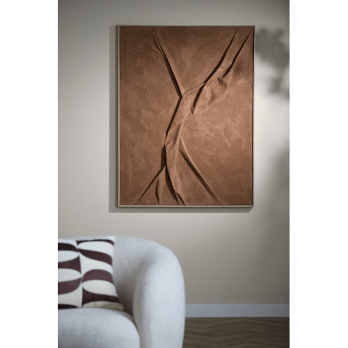 Панно настінне декоративне Light&Living текстильне терракотове 90×120 см