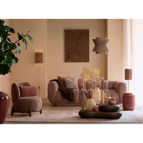 Панно настінне декоративне Light&Living текстильне терракотове 90×120 см