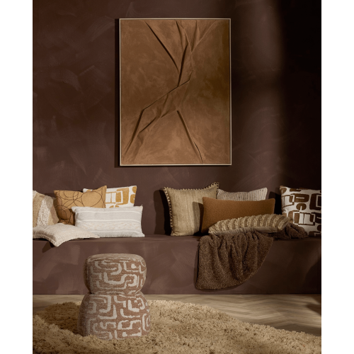 Панно настінне декоративне Light&Living текстильне терракотове 90×120 см