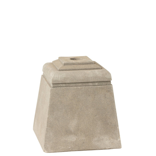 Підставка для вуличної парасолі J-LINE кам’яна сіра