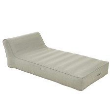 Плавающий шезлонг-матрас для бассейна J-LINE большой прямоугольный серый 