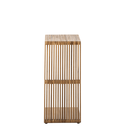 Столик кавовий J-LINE дерев’яний натуральний 35×30×65 см