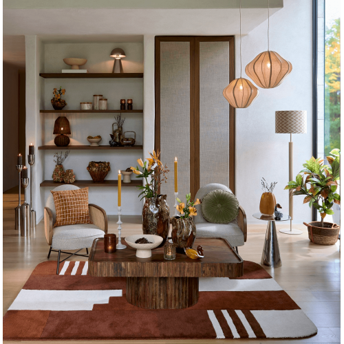 Свічник підлоговий Light&Living сріблястого кольору висота 77 см 