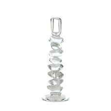 Подсвечник Light&Living стеклянный фигурный высота 34 см 