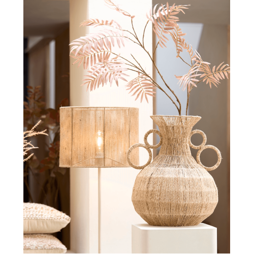 Ваза Light&Living плетена натурального кольору у формі амфори висота 54 см