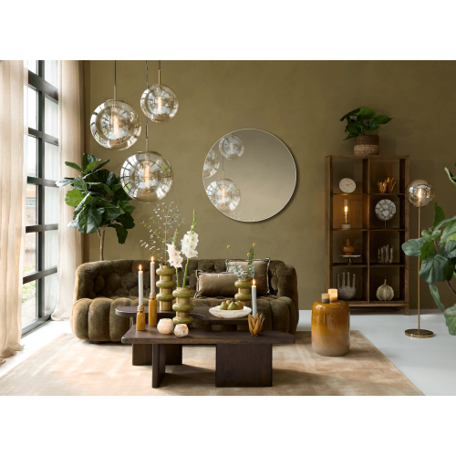 Столики журнальные Light&Living из массива акации темно-коричневые комплект из двух 